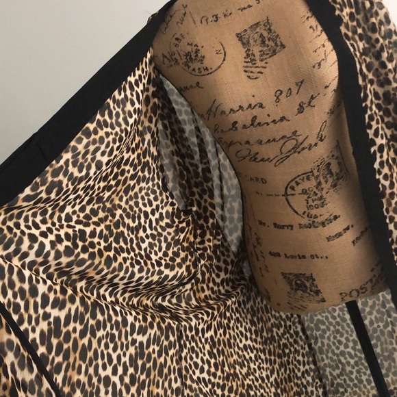 Torrid Swim Coverup Kimono Animal Print NWT - Picture 5 of 11